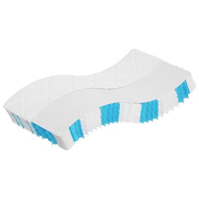 Saltea cu arcuri buzunare Single Size fermitate medie 90x190 cm GartenMobel Dekor