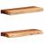 Rafturi de perete 2 buc 40x20x3,5 cm Lemn masiv de salcâm GartenMobel Dekor