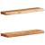 Rafturi de perete 2 buc 60x20x3,5 cm Lemn masiv de salcâm GartenMobel Dekor