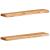 Rafturi de perete 2 buc 80x20x3,5 cm Lemn masiv de salcâm GartenMobel Dekor