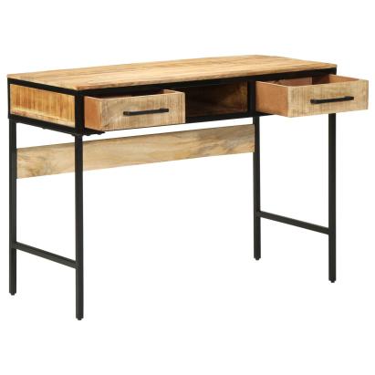 Birou 100x50x75 cm din lemn masiv de mango brut GartenMobel Dekor