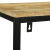 Bibliotecă 70x35x110 cm Lemn Solid Mango Brut GartenMobel Dekor
