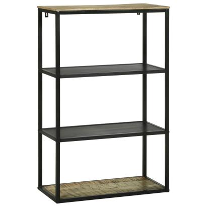 Bibliotecă 70x35x110 cm Lemn Solid Mango Brut GartenMobel Dekor