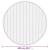 Covor rotund, natural deschis, 100 cm, bambus GartenMobel Dekor