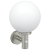 Lampa de perete cu senzor Argintie Oțel Inox IP44 GartenMobel Dekor