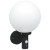 Lampa de perete pentru exterior cu senzor Negru Oțel inoxidabil IP44 GartenMobel Dekor