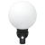 Lampa de perete pentru exterior cu senzor Negru Oțel inoxidabil IP44 GartenMobel Dekor