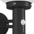 Lampa de perete pentru exterior cu senzor Negru Oțel inoxidabil IP44 GartenMobel Dekor