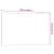 Placă magnetică de perete neagră 100x60 cm sticlă securizată GartenMobel Dekor