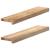 Pervaz 2 buc lemn masiv de stejar netratat 70x15x2 cm GartenMobel Dekor