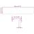 Pervaz 2 buc lemn masiv de stejar netratat 80x15x2 cm GartenMobel Dekor