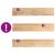 Pervaz 2 buc lemn masiv de stejar netratat 80x15x2 cm GartenMobel Dekor