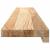 Pervaz 2 buc lemn masiv de stejar netratat 110x15x2 cm GartenMobel Dekor
