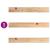 Pervaz 2 buc lemn masiv de stejar netratat 120x15x2 cm GartenMobel Dekor