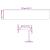 Pervaz 2 buc lemn masiv de stejar netratat 110x20x2 cm GartenMobel Dekor