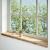 Pervaz 2 buc lemn masiv de stejar netratat 120x20x2 cm GartenMobel Dekor