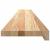Pervaz 2 buc lemn masiv de stejar netratat 140x20x2 cm GartenMobel Dekor