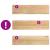 Pervaz 2 buc lemn masiv de stejar netratat 100x25x2 cm GartenMobel Dekor