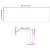 Pervaz 2 buc lemn masiv de stejar netratat 80x30x2 cm GartenMobel Dekor