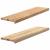 Pervaz 2 buc lemn masiv de stejar netratat 100x30x2 cm GartenMobel Dekor
