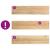 Pervaz 2 buc lemn masiv de stejar netratat 110x30x2 cm GartenMobel Dekor