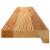 Pervaz 2 buc lemn masiv de maro deschis 120x15x2 cm GartenMobel Dekor