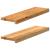 Pervaz 2 buc lemn masiv de maro deschis 70x20x2 cm GartenMobel Dekor