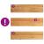 Pervaz 2 buc lemn masiv de maro deschis 80x20x2 cm GartenMobel Dekor