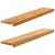 Pervaz 2 buc lemn masiv de maro deschis 100x20x2 cm GartenMobel Dekor