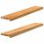 Pervaz 2 buc lemn masiv de maro deschis 110x20x2 cm GartenMobel Dekor