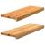 Pervaz 2 buc lemn masiv de maro deschis 70x25x2 cm GartenMobel Dekor