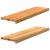 Pervaz 2 buc lemn masiv de maro deschis 90x25x2 cm GartenMobel Dekor