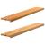Pervaz 2 buc lemn masiv de maro deschis 140x25x2 cm GartenMobel Dekor