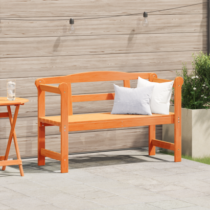 Bancă de exterior Acacia 119x76x44 cm Lemn solid de acacia GartenMobel Dekor