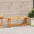 Bancă de exterior  Acacia 119x35x47 cm Lemn solid de pin GartenMobel Dekor