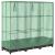 Strat înălțat cu husă de seră, aspect ratan, 120x40x123 cm GartenMobel Dekor