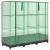 Strat înălțat cu husă de seră, aspect ratan, 120x40x123 cm GartenMobel Dekor