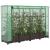 Strat înălțat cu husă de seră, aspect ratan, 160x40x123 cm GartenMobel Dekor