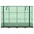 Strat înălțat cu husă de seră, aspect ratan, 160x40x123 cm GartenMobel Dekor