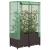 Strat înălțat cu husă de seră, aspect ratan, 80x40x138 cm GartenMobel Dekor