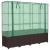 Strat înălțat cu husă de seră, aspect ratan, 160x40x153 cm GartenMobel Dekor