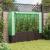 Strat înălțat cu husă de seră, aspect ratan, 160x40x153 cm GartenMobel Dekor