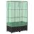 Strat înălțat cu husă de seră, aspect ratan, 80x40x138 cm GartenMobel Dekor