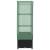 Strat înălțat cu husă de seră, aspect ratan, 80x40x138 cm GartenMobel Dekor