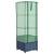 Strat înălțat cu husă de seră, aspect ratan, 40x40x139 cm GartenMobel Dekor