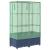 Strat înălțat cu husă de seră, aspect ratan, 80x40x138 cm GartenMobel Dekor