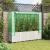 Strat înălțat cu husă de seră, aspect ratan, 160x40x153 cm GartenMobel Dekor