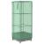 Strat înălțat cu husă de seră, aspect ratan, 40x40x123 cm GartenMobel Dekor