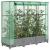 Strat înălțat cu husă de seră, aspect ratan, 120x40x123 cm GartenMobel Dekor