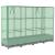 Strat înălțat cu husă de seră, aspect ratan, 160x40x123 cm GartenMobel Dekor